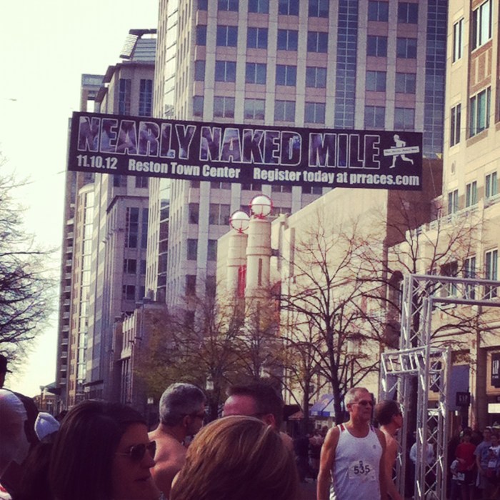 2012 Nearly Naked Mile, Reston Town Center