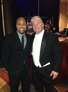 John King at the Gridiron Club Dinner