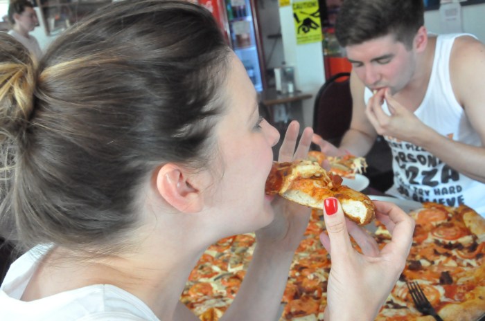 The first bite tasted so good