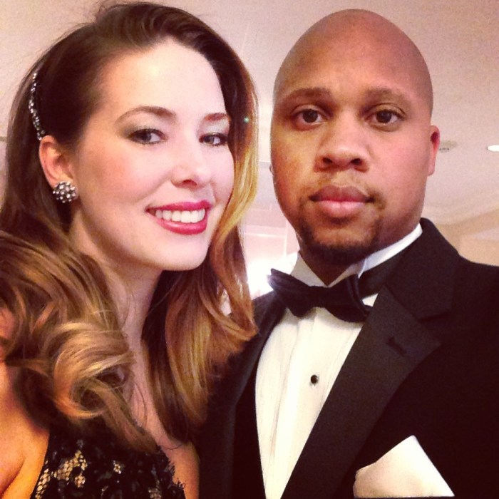 Got fancy for an unofficial Inaugural ball