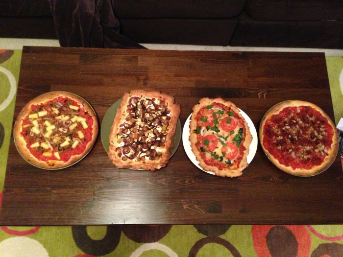 We had a pizza-off