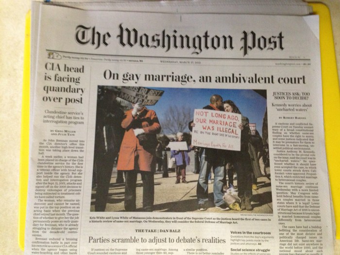 We were featured on the cover of the Washington Post (mic drop of the year)