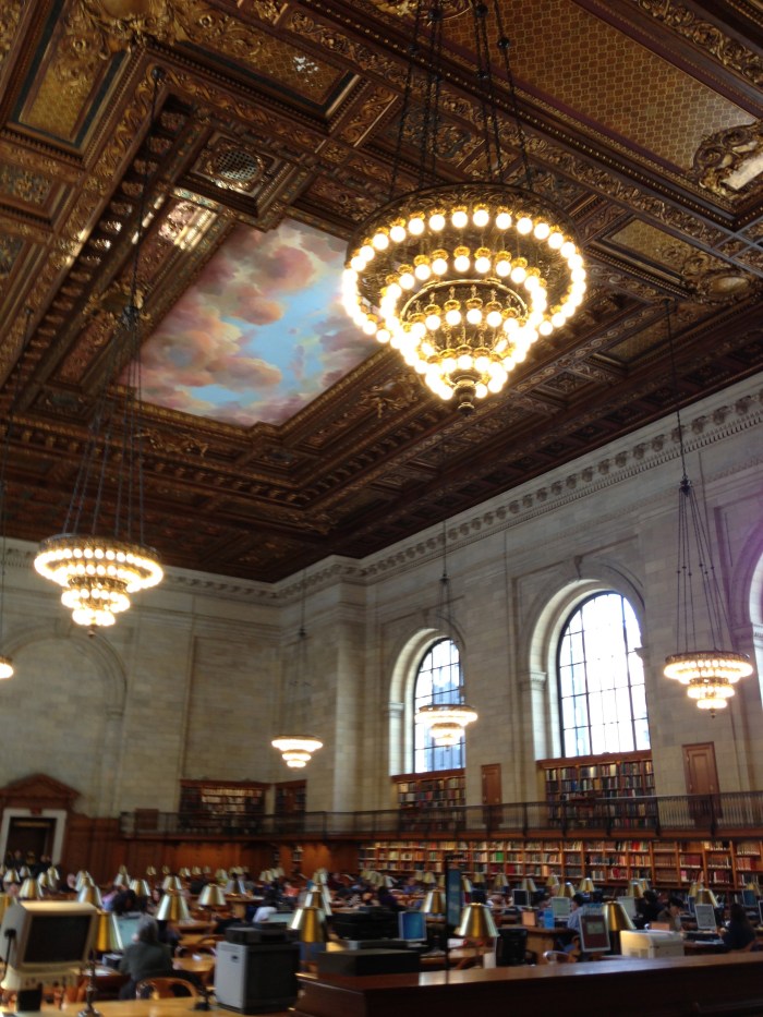We went to the NYC public library