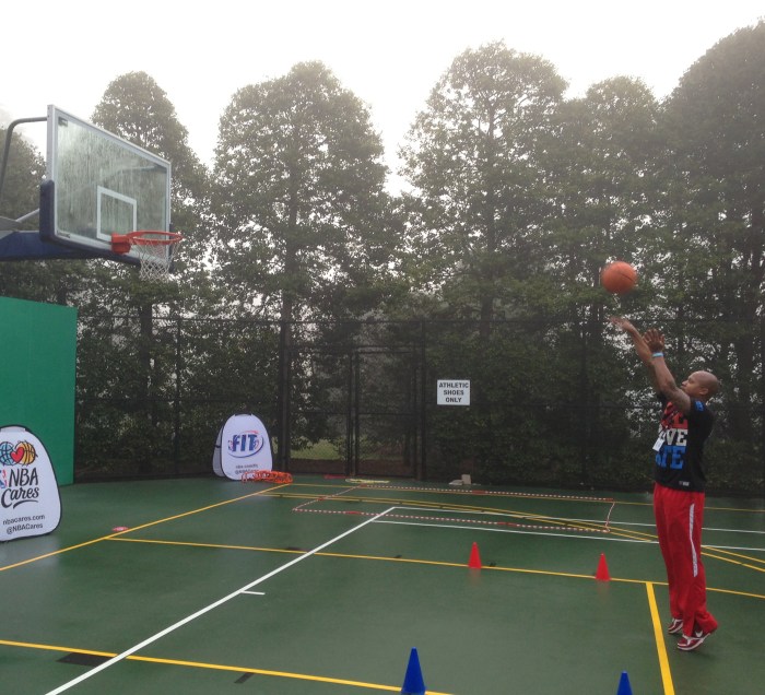 White house basketball court