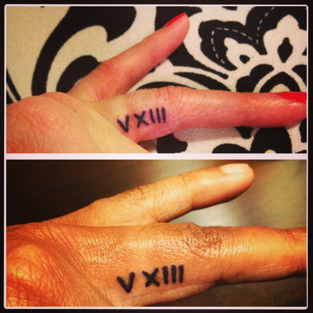 finger tattoos