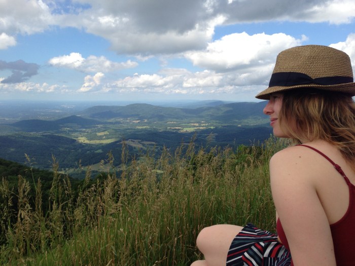 We drove on Skyline Drive for the first time together