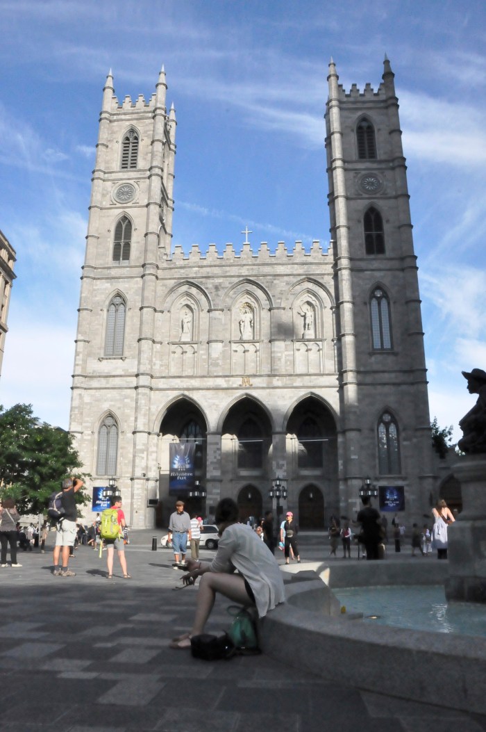 We traveled to Montreal