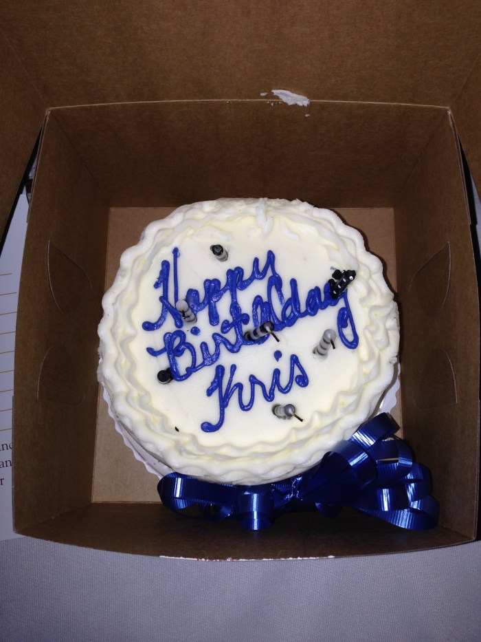 Kris' birthday was on Thanksgiving and we celebrated that too