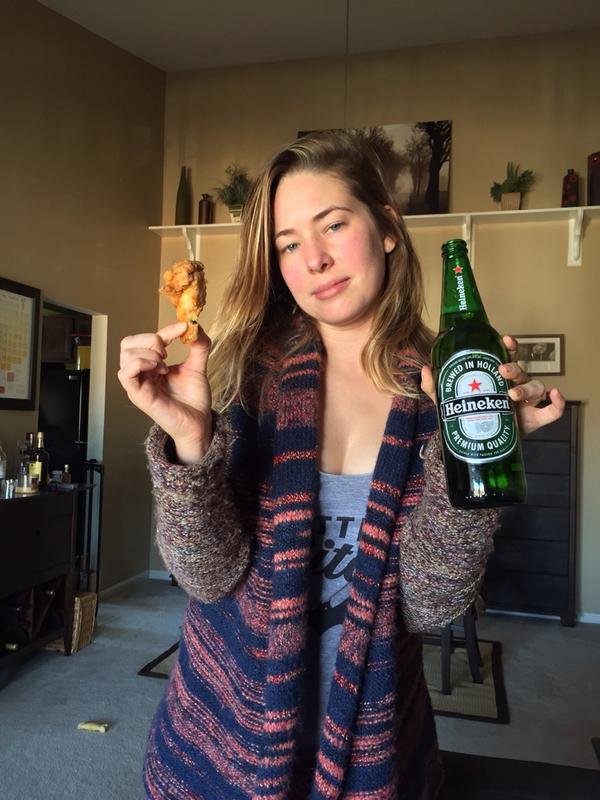 My very first Hooters wing