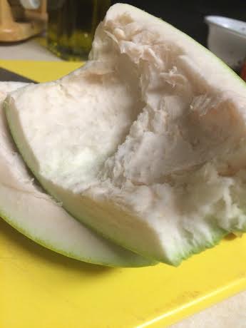 Squishy pomelo peel