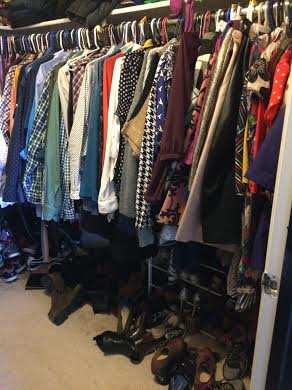 Most of my every day clothes. Does not include jackets, shoes, or hats.
