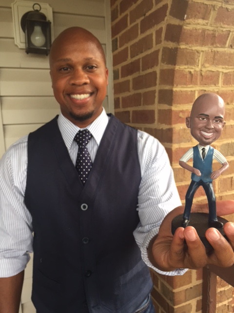 Kris gets a custom bobblehead with bigbobble.com