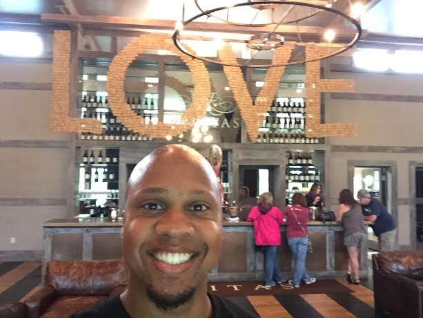 Veritas Vinyeard love sign