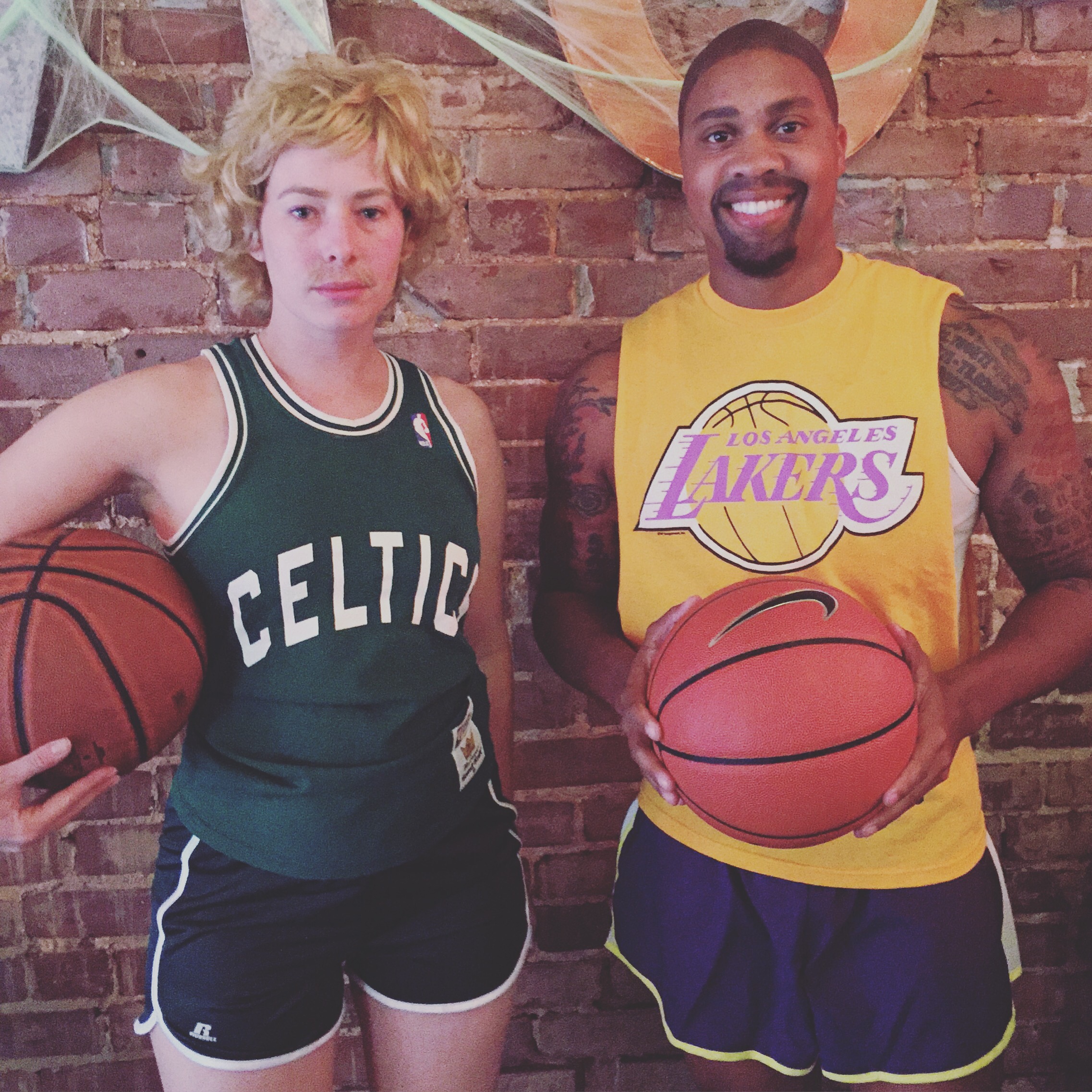 Larry Bird and Magic Johnson