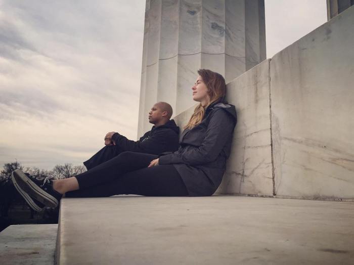breakfast on the steps of the lincoln memorial dc winter